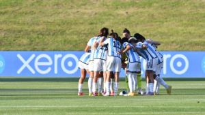 Con la barilochense Mayorga como titular, Argentina goleó a Chile en un amistoso