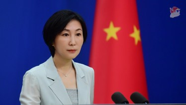Mao Ning, vocera del Ministerio de Relaciones Exteriores.