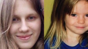 Julia Faustyna, a la izquierda, asegura ser Madeline McCann con 21 años.-