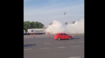 Imagen de Una nube tóxica afectó a Ituzaingó tras un accidente en la Autopista del Oeste