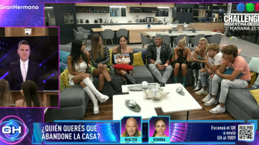 El eliminado se definió entre Walter "Alfa" y Romina. Foto: Captura Telefe
