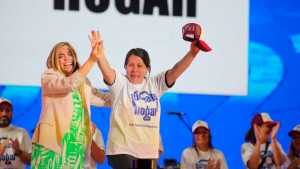 Por dos gramos, una mujer se ganó el terreno y la casa en la Fiesta de la Manzana 2023