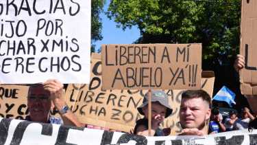 Los policías vienen realizando protestas en Río Negro por su reclamo salarial. Foto: archivo (Cesar Izza)