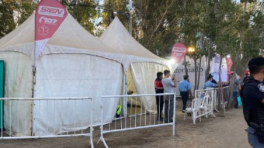 Uno de los cuatro puestos del SIEN instalados en el predio de la isla 132 