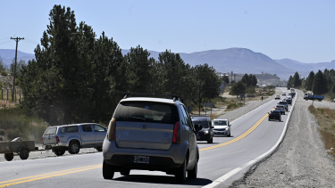 La Ruta Nacional 40 rodea a bariloche y tendrá desde hoy tolerancia cero de alcohol al volante. Foto: Archivo