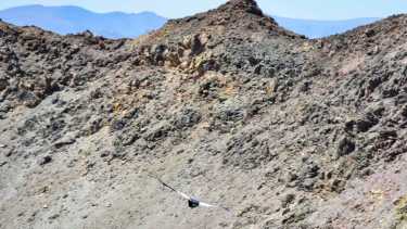 El temblor se registró en el norte de la provincia, cerca del volcán Copahue (Foto: archivo)