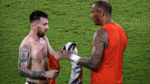 Imagen de «No me la voy a sacar ni para dormir»: dijo el arquero de Curazao que se llevó la «10» de Messi