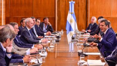 La reunión congregó a importantes miembros de bancos y fondos de inversión del país. Foto archivo
