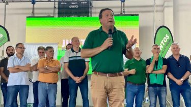 El candidato a gobernador estuvo acompañando a Gustavo Amati y describieron cuáles son las propuestas que tienen para la ciudad. Foto: Archivo