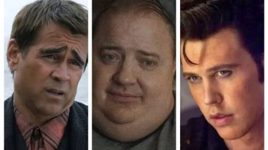 Candidatos. Colin Farrell ("Almas en pena"), Brendan Fraser ("La ballena") y Austin Butler ("Elvis").