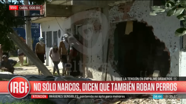 El hecho quedó registrado por las cámaras de televisión.
