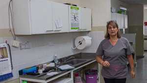 Nancy y Yanina, dos mujeres fundamentales del Hospital de El Cuy