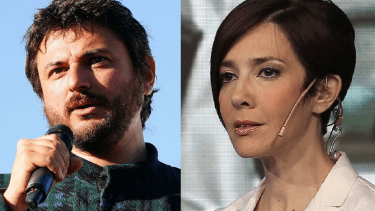 Juan Grabois y Cristina Pérez mantuvieron un fuerte cruce en Rivadavia. 
