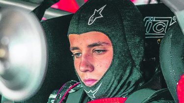 Benja Ochoa hizo todo bien y quedó segundo en una de las series.