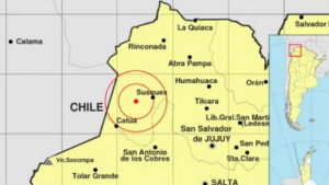 Alarma por un fuerte sismo en Jujuy: fue de magnitud 6.4