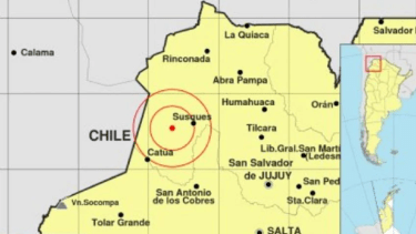Fuerte sismo en Jujuy. 
