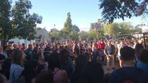 Se movilizan al CPE por obras de la EPET9 de Plottier