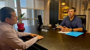 Marcelo Rucci y el diputado Pedro Dantas dialogaron sobre una agenda conjunta