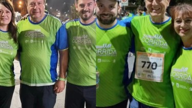 Dos candidatos a gobernador de Río Negro participaron de la 37° Corrida Ciudad de Cipolletti