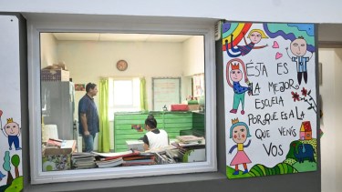 La escuela 366 reclama mejores condiciones para el dictado de clases. Foto: Florencia Salto