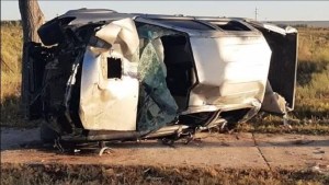 Murió una mujer y el conductor está grave luego de un accidente en Catriel