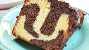 Budín de vainilla y chocolate para tentarse