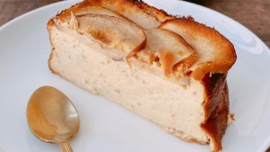 Recetón: bizcocho flan de manzana
