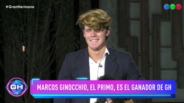 Marcos Ginocchio conquistó a los corazones de los fanáticos del reality, a pesar de su bajo perfil.-