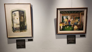 La muestra fue habilitada en la Casa Cagliero, anexo del museo Emma Nozzi. Fotos: gentileza.