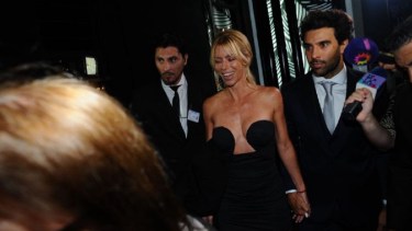 Nicole Neumann y Manu Urcera estuvieron presentes en la gran boda de Lizy Tagliani con Sebastián Nebot.-