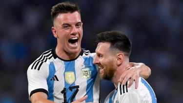 Giovani Lo Celso volvió a vestir la camiseta de la Selección argentina.