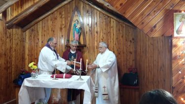 El obispo Juan José Chaparro dejó la Diócesis de Bariloche cuatro meses atrás. Foto: gentileza