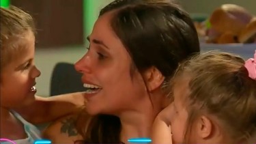 El emotivo reencuentro de Romina y sus tres hijas en Gran Hermano 2022.