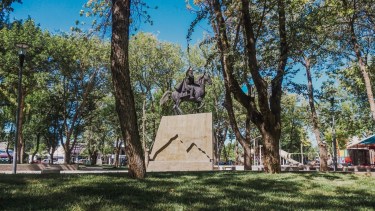 La plaza San Martín totalmente renovada.