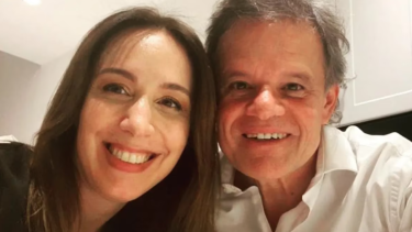 María Eugenia Vidal y enrique Sacco llevan tres años de relación. Foto: Instagram