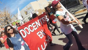 Organizaciones sociales, Unter y Asspur se movilizaron en Fernández Oro y Cinco Saltos