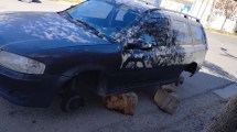Imagen de Continúan los robos de ruedas de vehículos en Cipolletti y Fernández Oro