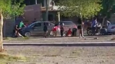 El episodio ocurrió ayer en la localidad de Rawson. Foto Diario de Cuyo