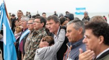 Imagen de Emotivo acto en El Cóndor por los 41 años de la Guerra de Malvinas