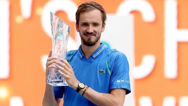 Medvedev logró su quinto Masters 1000 y subirá al puesto N°4 del ránking.