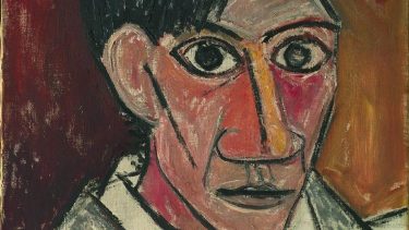 "Autorretrato" (1907), de Pablo Picasso. Galería Nacional de Praga. 