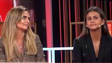 Amalia Granata y su hija Uma visitaron los canales hablando de los quince años de la adolescente.-