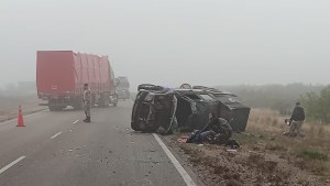 Video: murió un policía que iba a participar de un operativo en Río Colorado