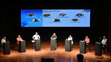 Los candidatos coincidieron en la propuesta del parque industrial. Foto: Florencia Salto.