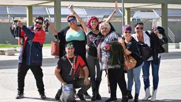 Magalí recibió el veredicto del jurado con alivio y rodeada de sus afectos. (Florencia Salto)