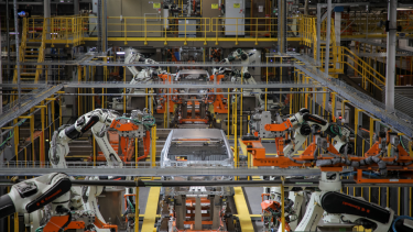 Robots en Planta Pacheco de Ford.