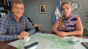 El candidato a gobernador de Cambia Río Negro visitó el miércoles a la intendenta de Roca. (Foto: Gentileza)