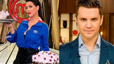 La conductora de MasterChef se comparó con Santiago Del Moro.
