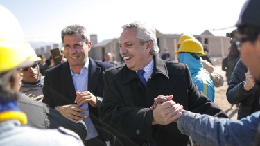 Uñac dijo que espera a un gobernador en la fórmula presidencial después de la baja de Alberto Fernández, pero negó ser él mismo. (Casa Rosada).-