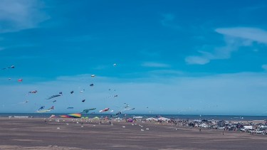 Estiman que hubo más de 20.000 personas en el Festival del Viento en El Cóndor